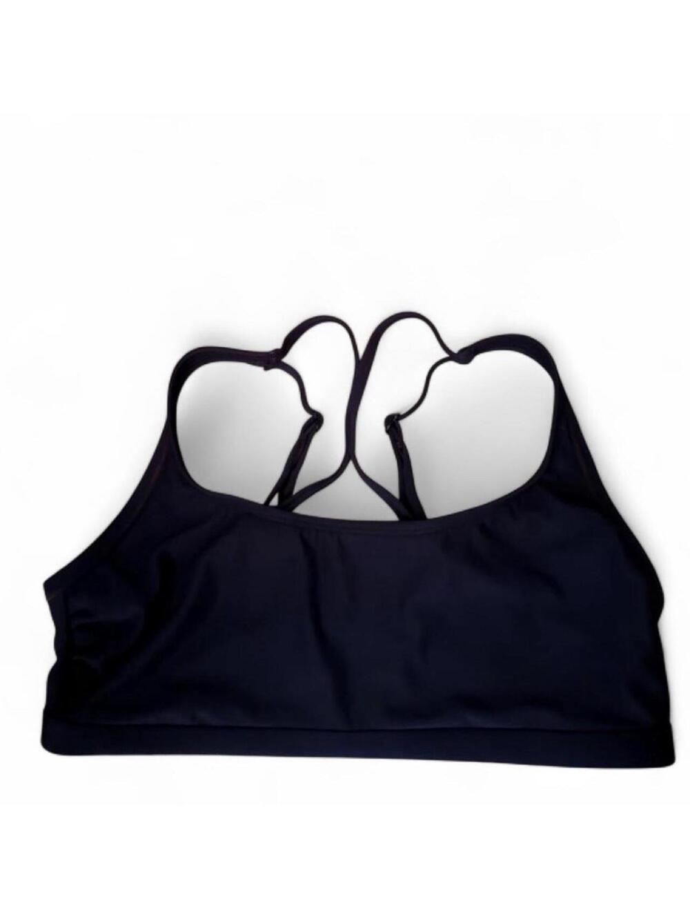 All in Motion navy Strappy Back Sports Bra large